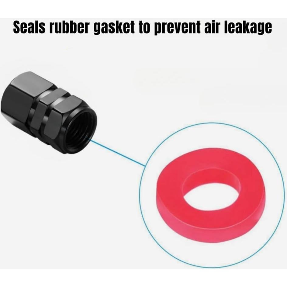 Cubiertas de Válvula de Neumático QZXIAOGU RS - Juego de 5 Piezas