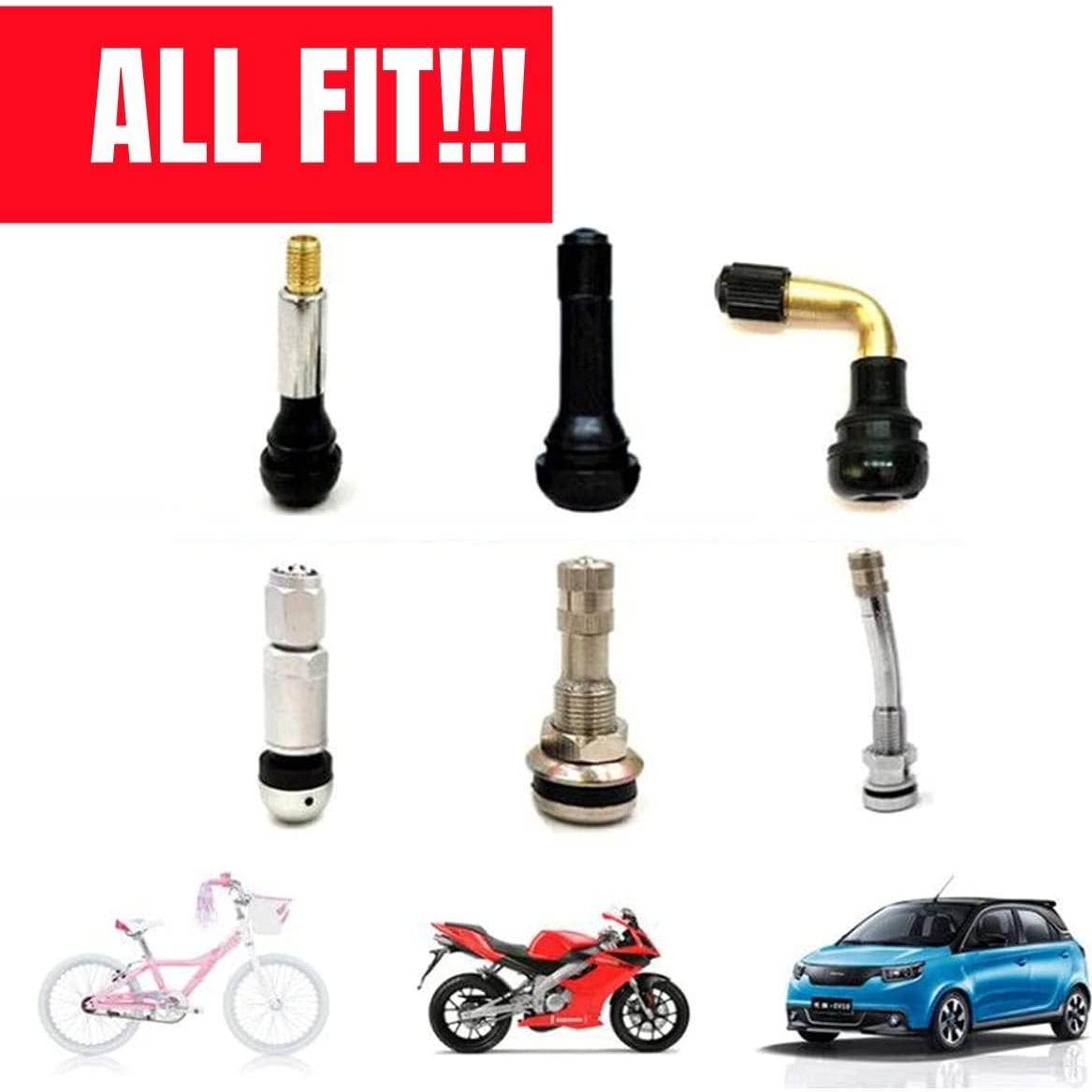 Cubiertas de Válvula de Neumático QZXIAOGU RS - Juego de 5 Piezas