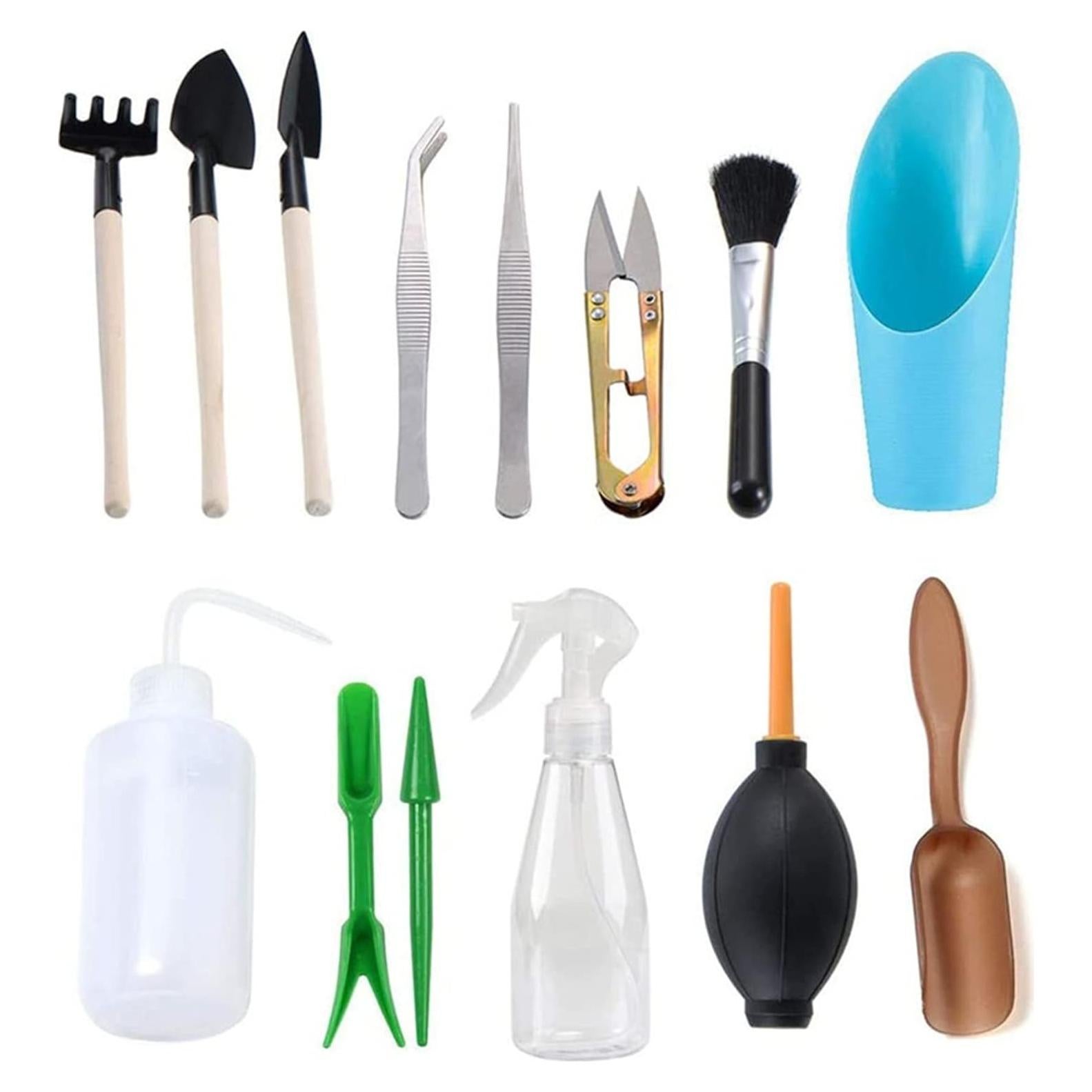 Juego de Herramientas de Jardinería Mini JasCherry 14 Piezas