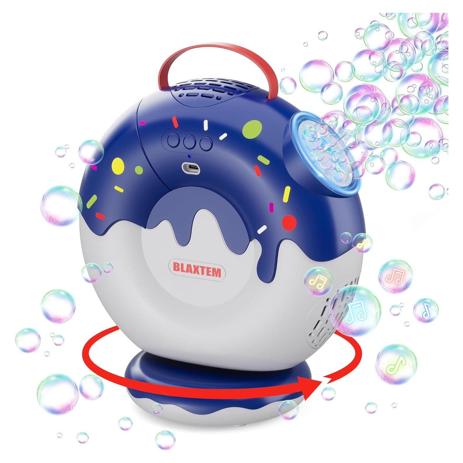 Máquina de Burbujas Recargable BLAXTEM Azul Profundo 500ml