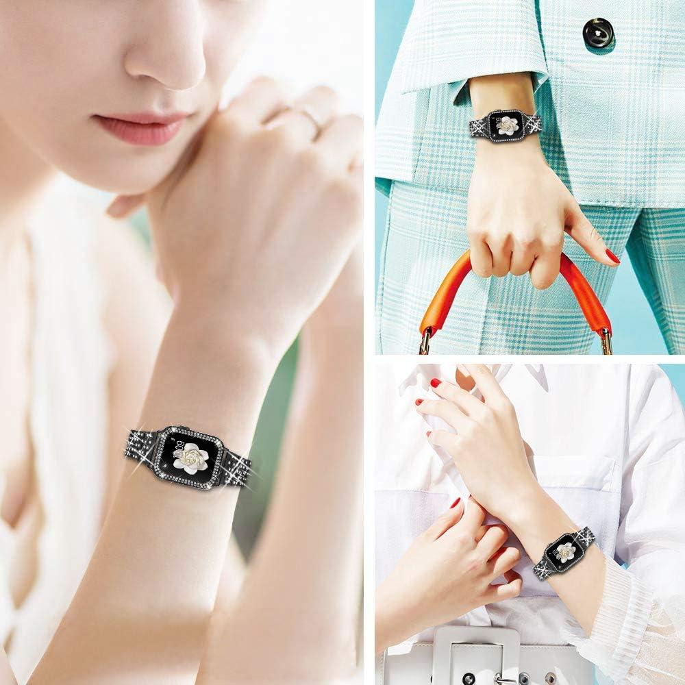 Correa Apple Watch 38mm Bekomo + 2 Fundas Brillantes