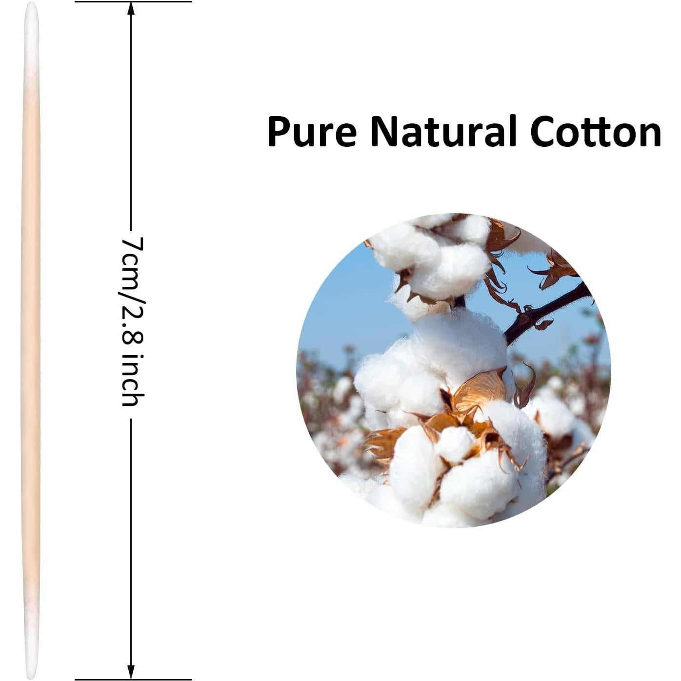 Hisopos de Microblading Kissxiaoya 500pcs Punta Afilada