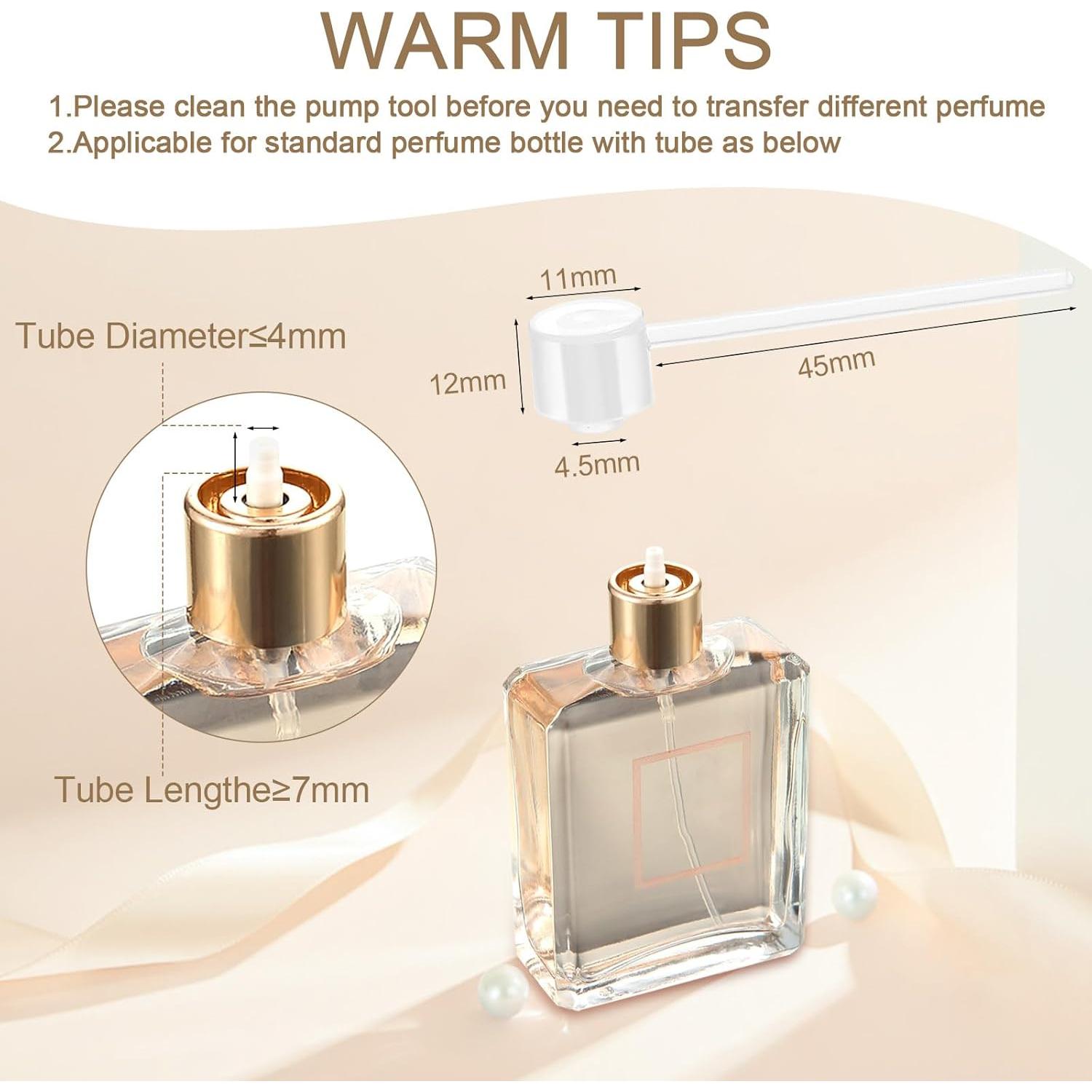 30 Botellas de Perfume de Vidrio Reutilizables 10 ml Domensi