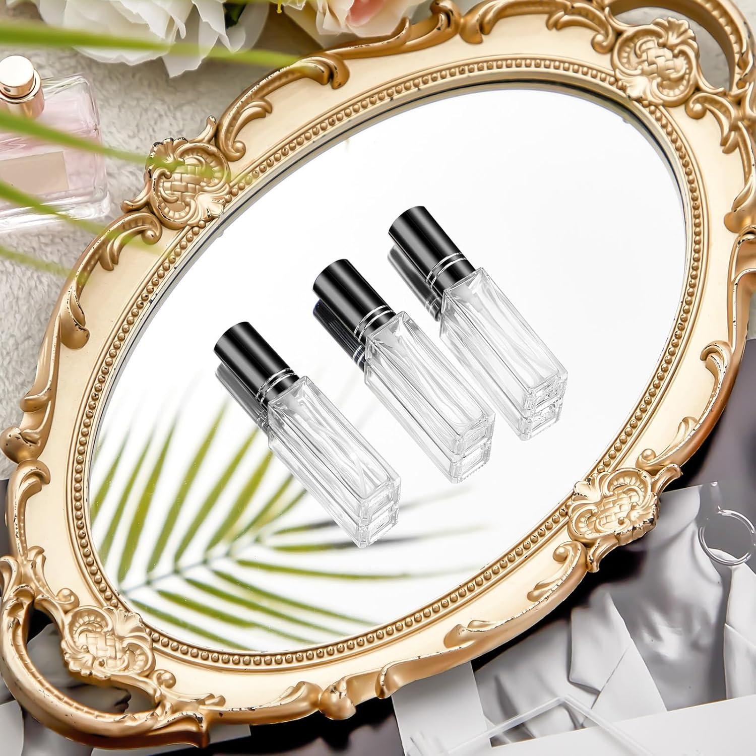 30 Botellas de Perfume de Vidrio Reutilizables 10 ml Domensi