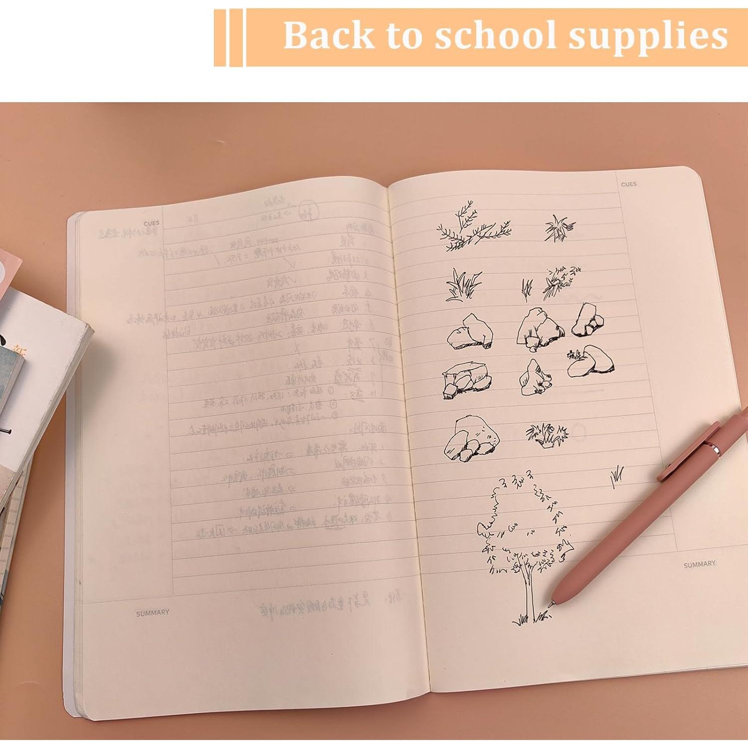 5 Bolígrafos de Gel Retráctiles Gexinsely 0.5mm Tinta Negra