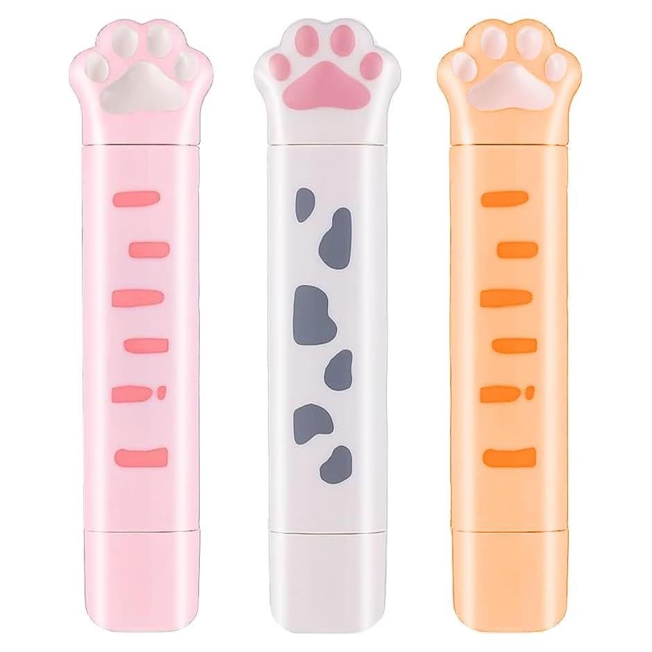 Cinta Correctora 2 en 1 PANDENNER, Doble Cara, 4 Paquetes