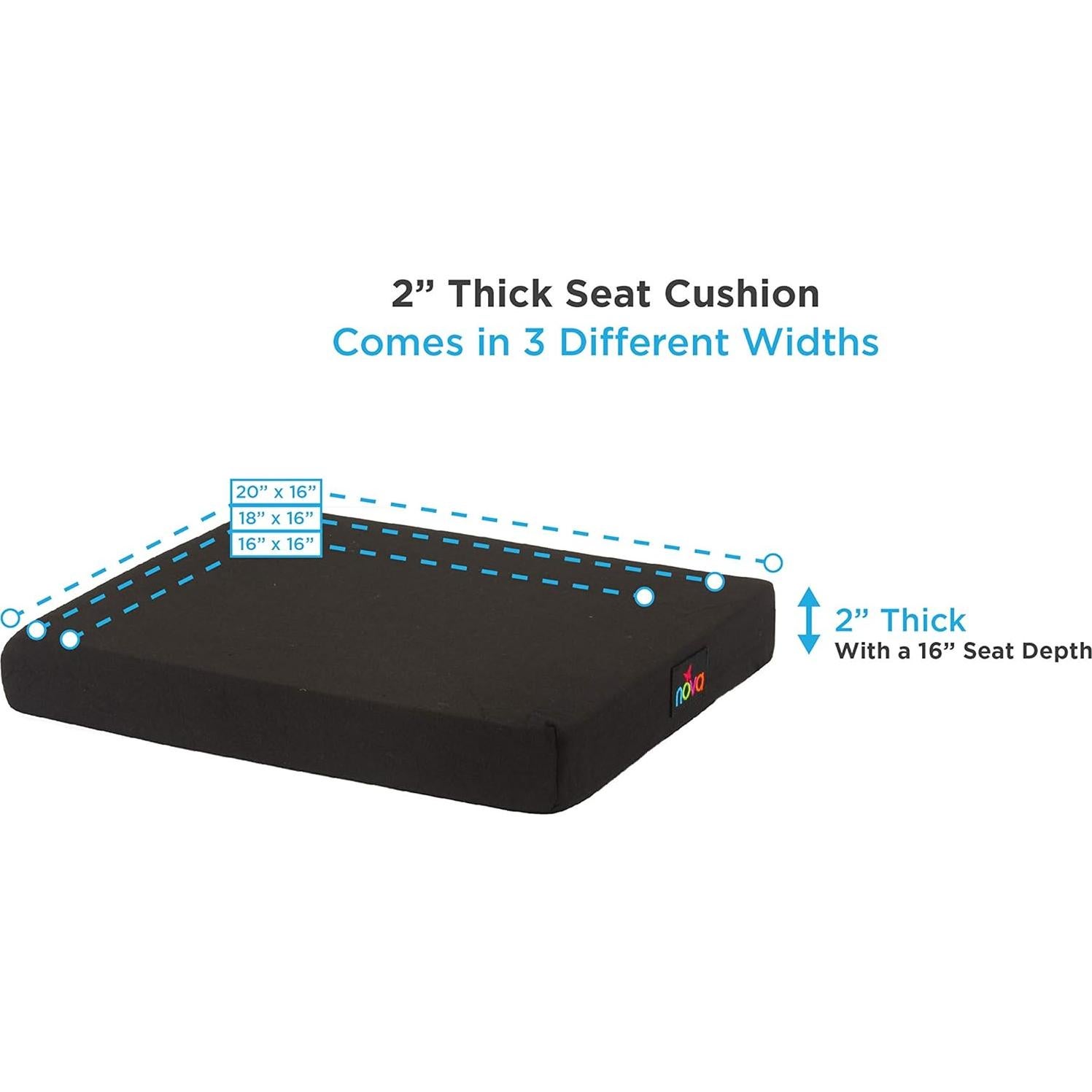Cojín de Gel y Espuma Viscoelástica Nova 40.6x40.6 cm 5.1 cm