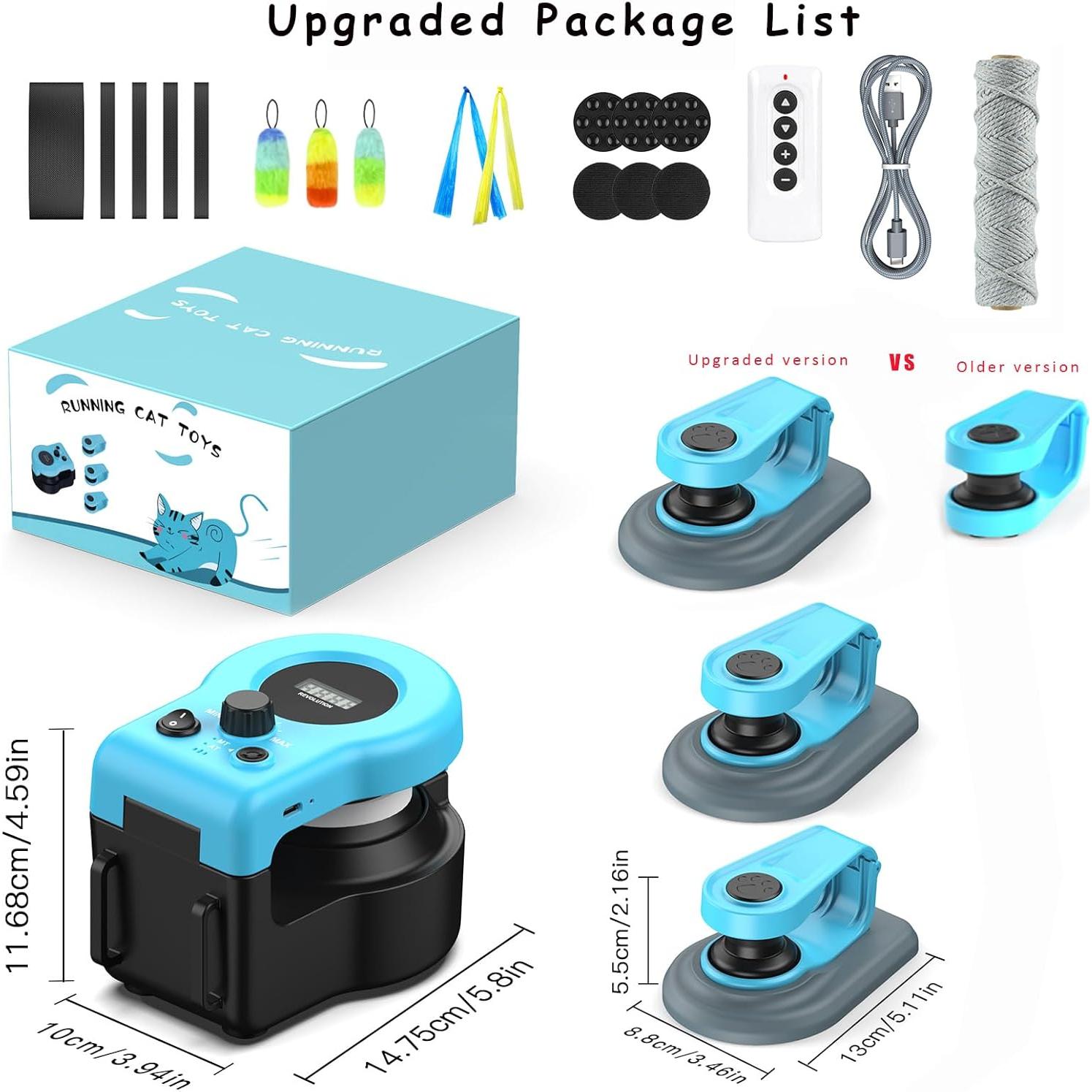 Juguete Interactivo para Gatos AsFrost - Control Manual y Automático