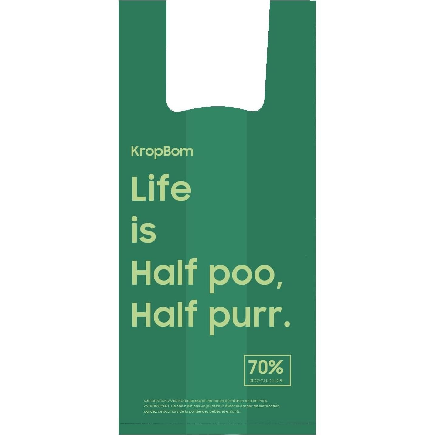 Bolsas de Excremento para Gatos KropBom 125 Unidades Extra-Gruesas