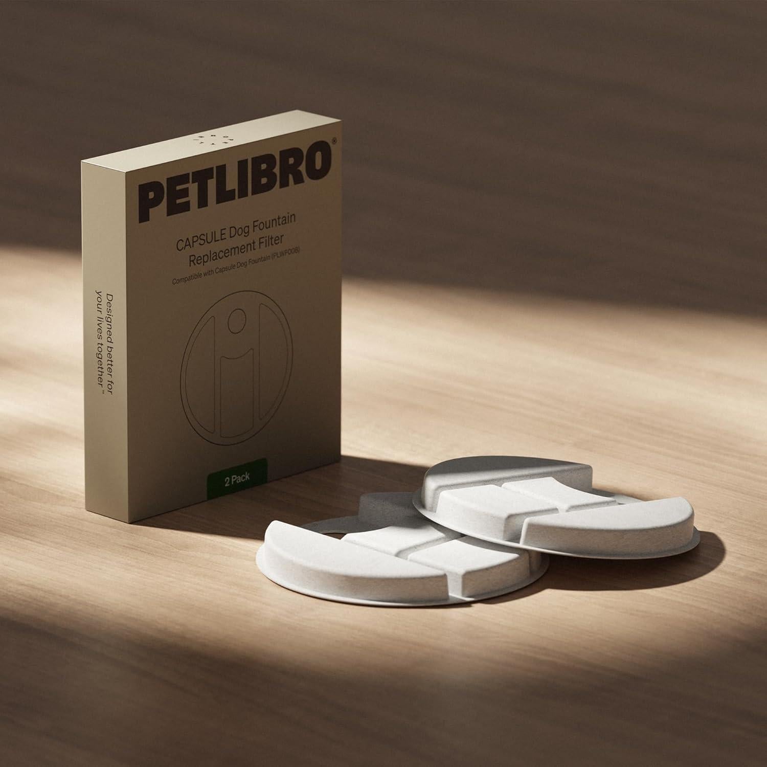 Filtros de Reemplazo PETLIBRO PLWF008 para Fuente de Perro, 2 Unidades