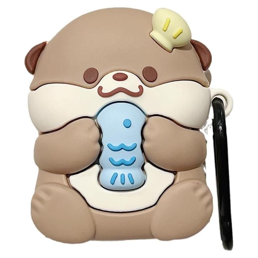 Funda Silicona Nutria Bebé para Airpods 1 y 2 con Llavero