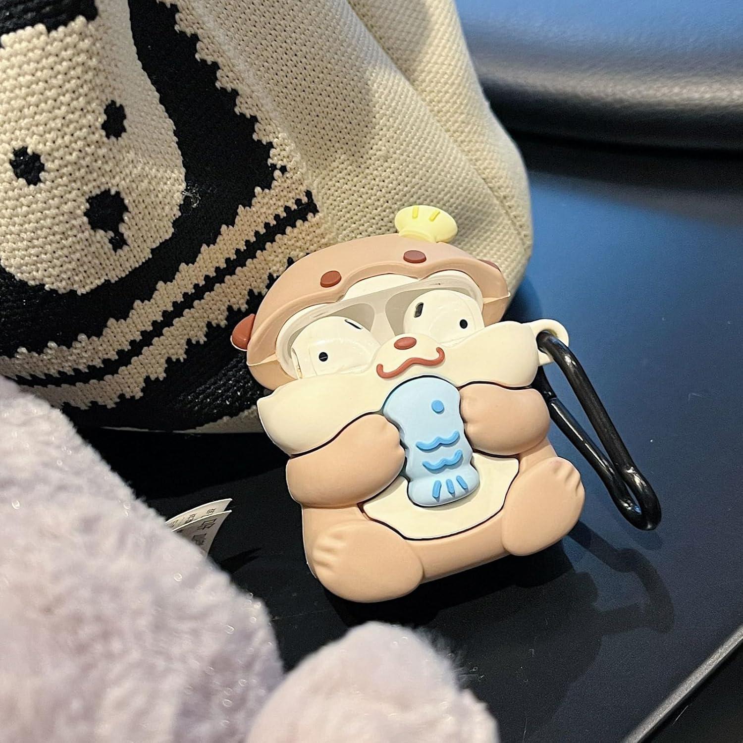 Funda Silicona Nutria Bebé para Airpods 1 y 2 con Llavero