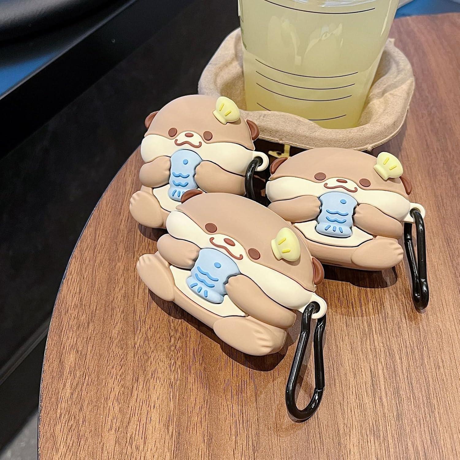 Funda Silicona Nutria Bebé para Airpods 1 y 2 con Llavero