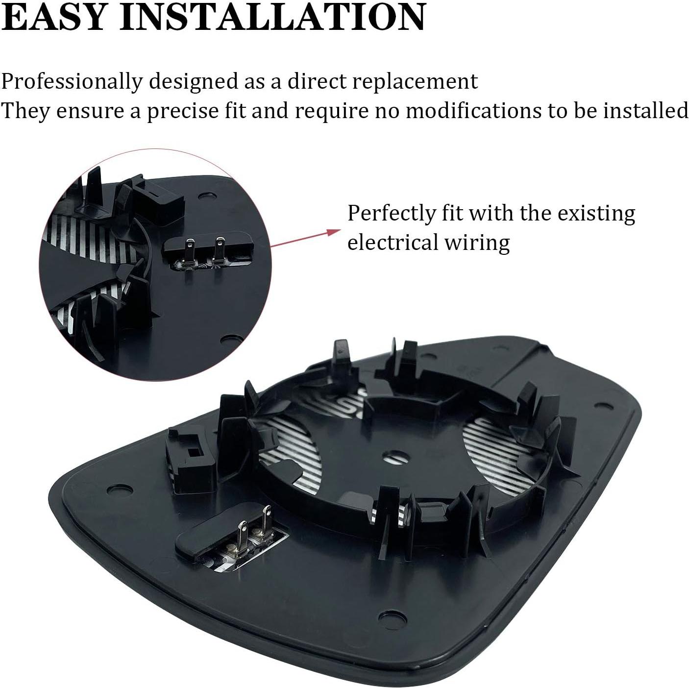 Espejo Lateral Izquierdo Calentado Ford Fusion 2013-2020