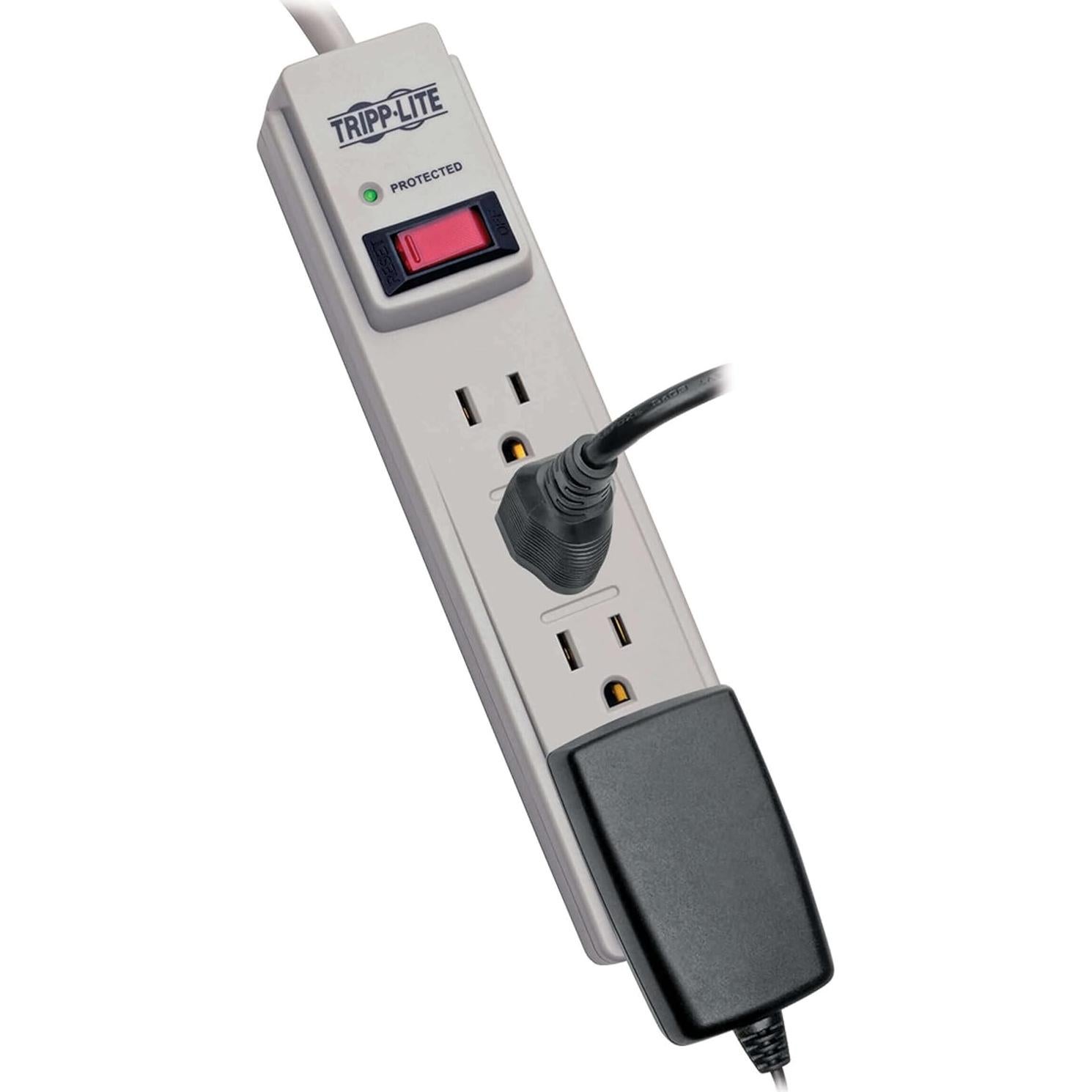 Protector Sobretensiones Tripp Lite TLP404 4 Salidas 450 Julios