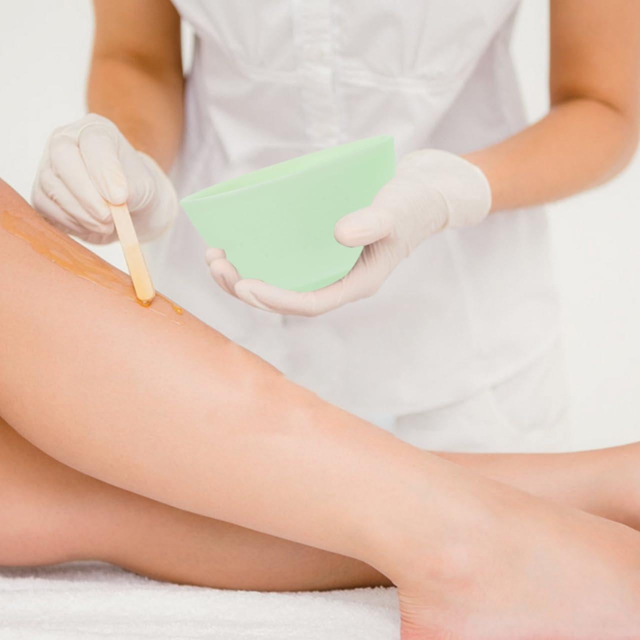 Set de 3 Tazones de Silicona Healifty para Mezcla Facial Verde