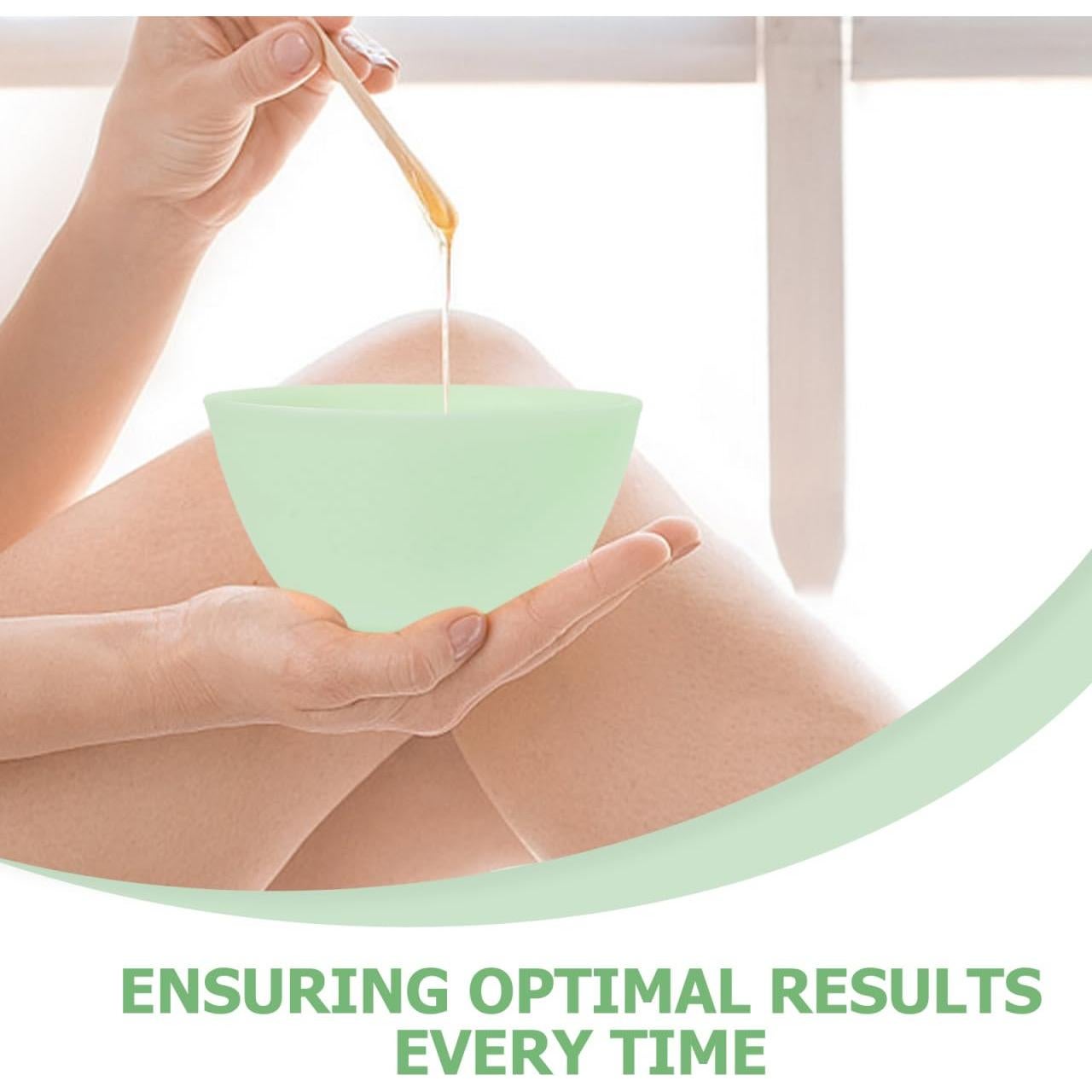 Set de 3 Tazones de Silicona Healifty para Mezcla Facial Verde