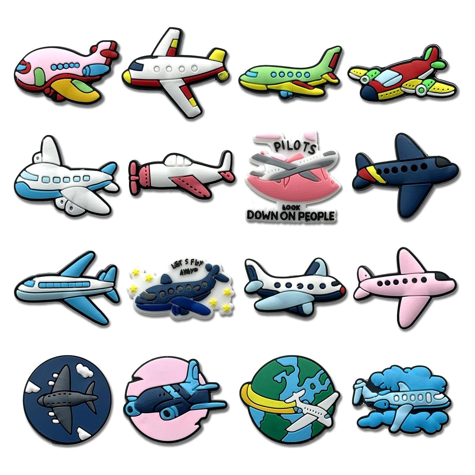 Encantos para Zapatos Unisex Adulto - 16 Piezas Diversas