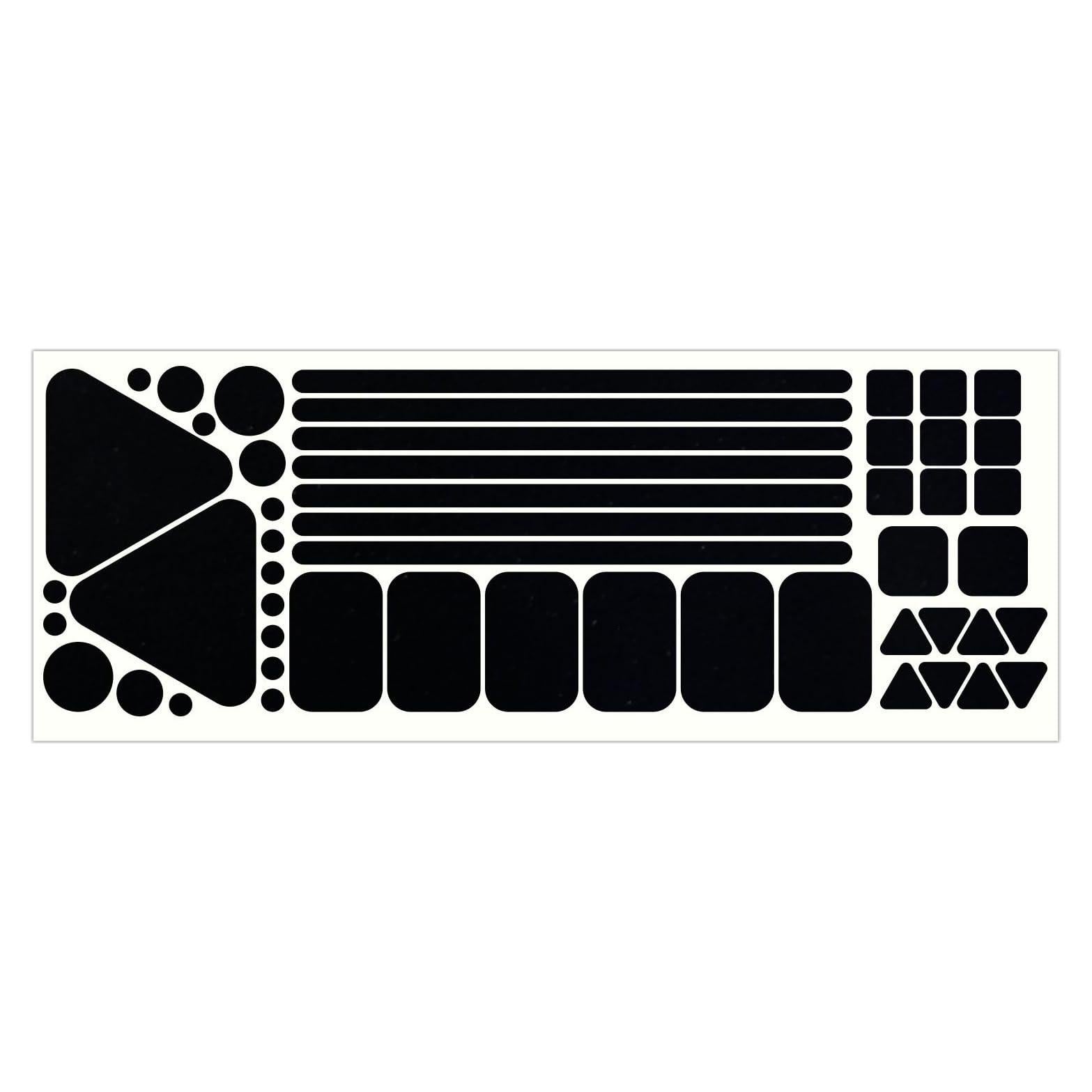 Calcomanías Reflectantes LiteMark - Seguridad para Bicicleta y Motocicleta, 51 Piezas