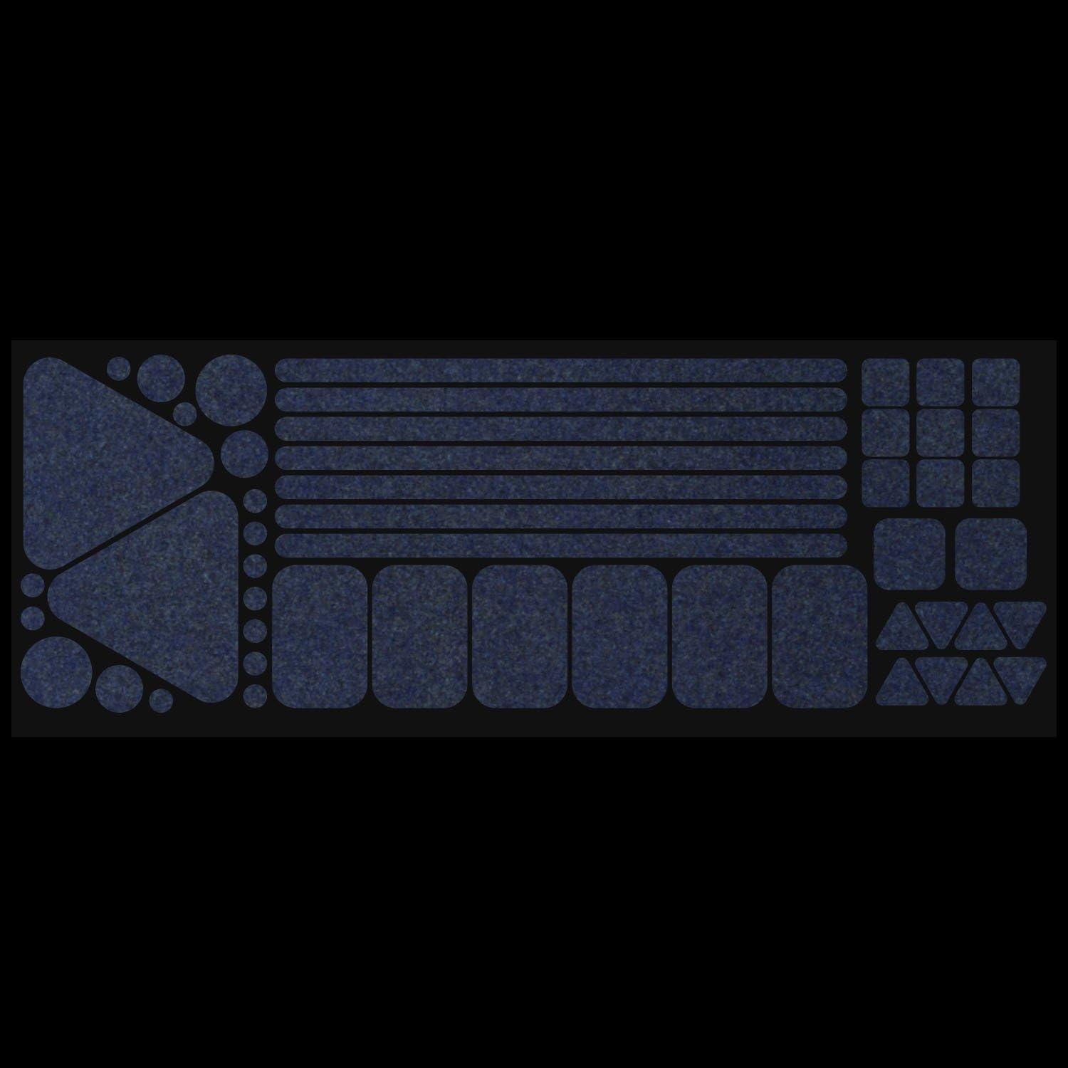 Calcomanías Reflectantes LiteMark - Seguridad para Bicicleta y Motocicleta, 51 Piezas