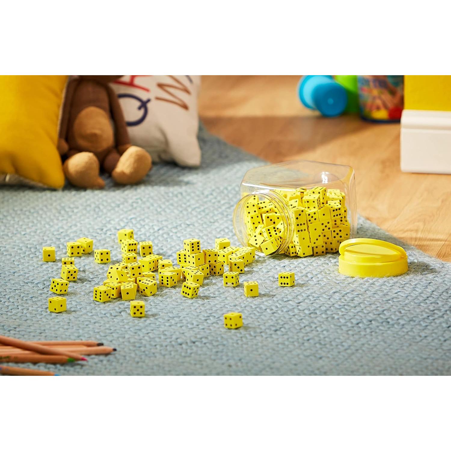 Cubeta de Dados de Puntos Suaves Learning Resources 200 Piezas