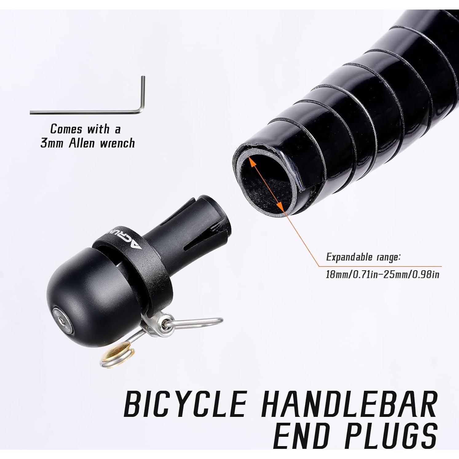 Timbre de bicicleta ACRUNU BSLD de aluminio 80dB ligero 65g