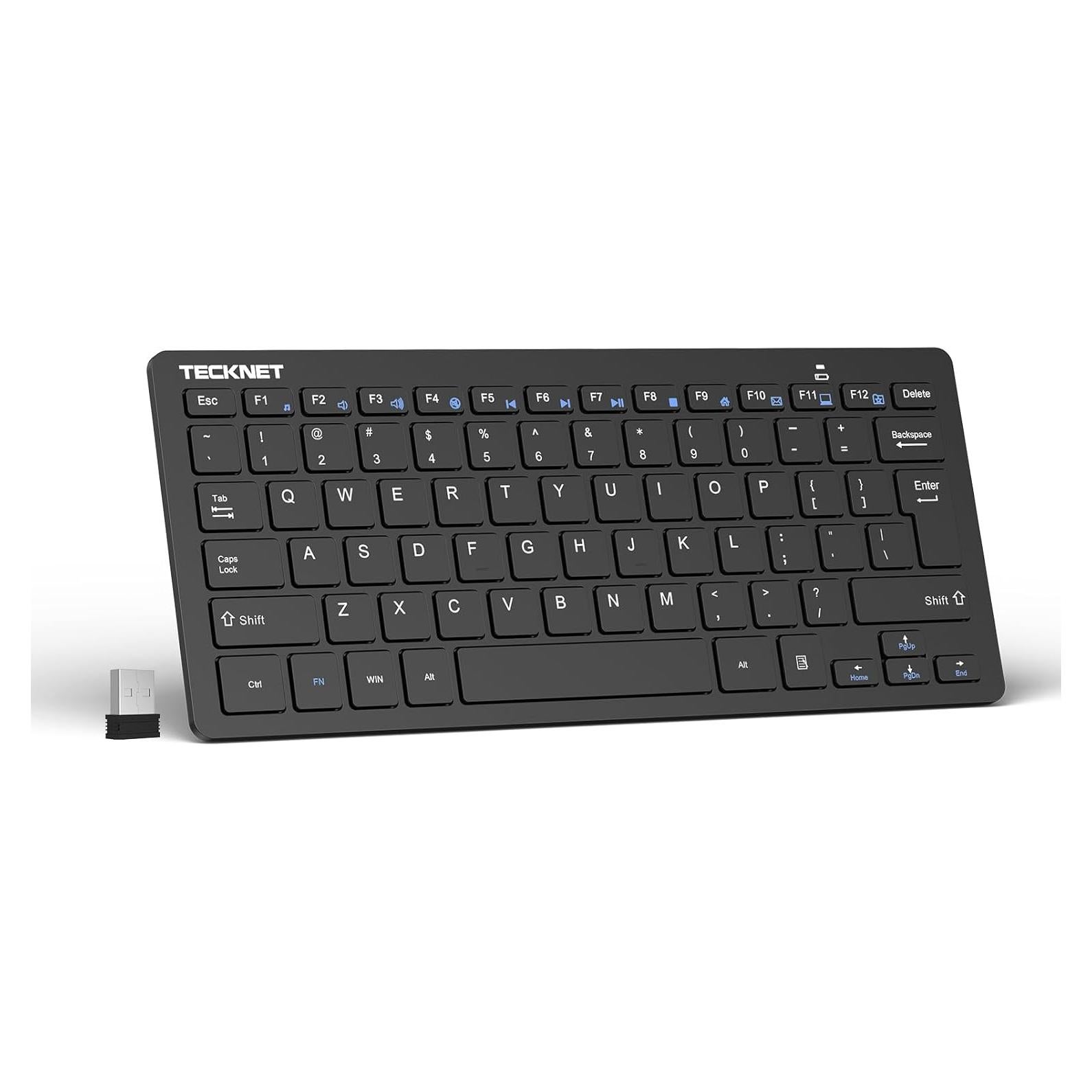Teclado Inalámbrico TECKNET EKB005 Compacto Negro