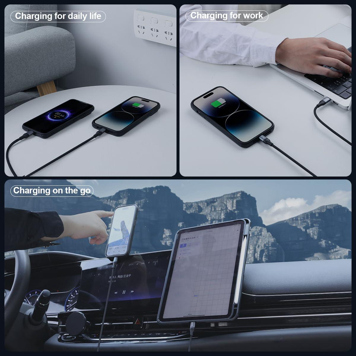 Cable Nillkin 2-en-1 USB C y Lightning 1.5m Carga Rápida