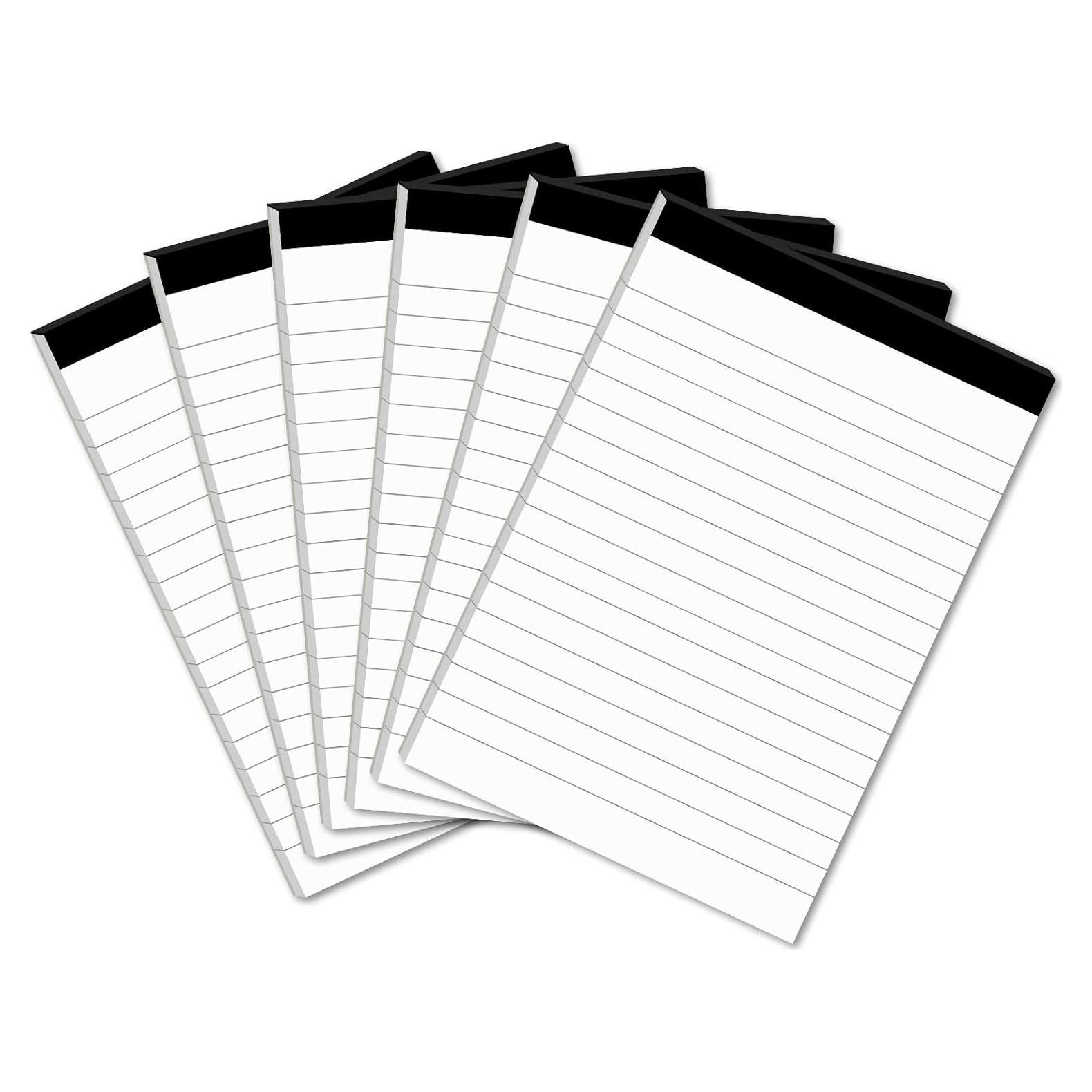 Bloc de Notas Perforados MuiAng 10.16x15.24 cm - Paquete de 6