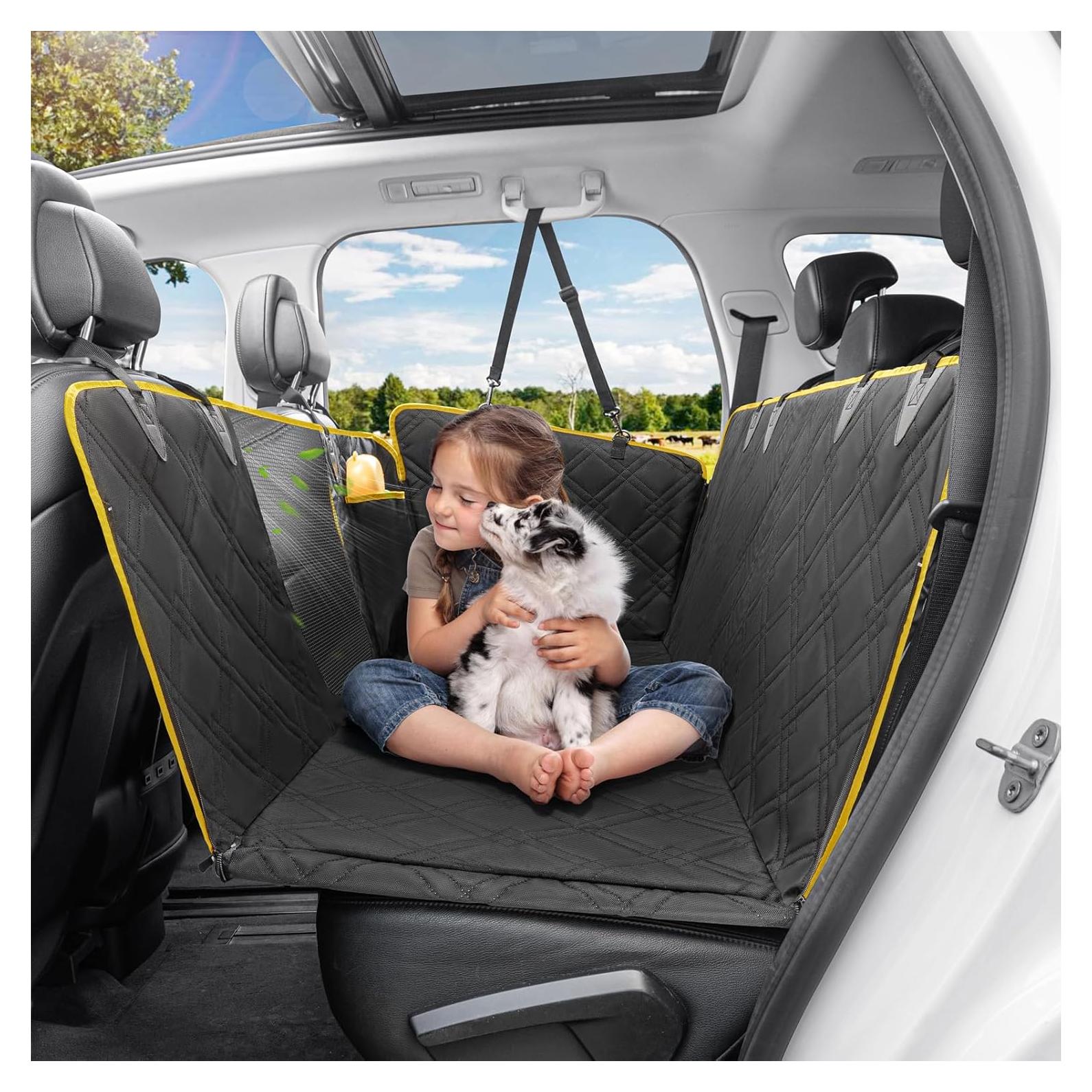 Cubierta de Asiento Trasero para Perros BUMUBI Impermeable