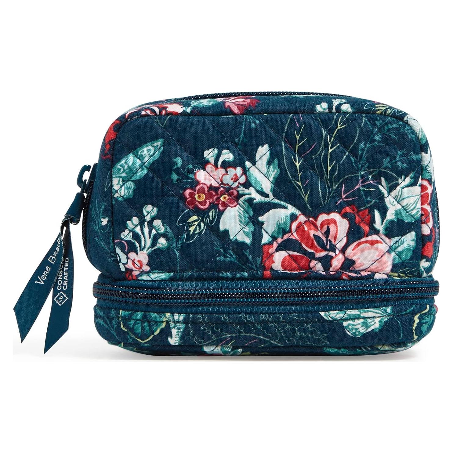 Organizador de Pastillas de Viaje Vera Bradley Algodón Reciclado