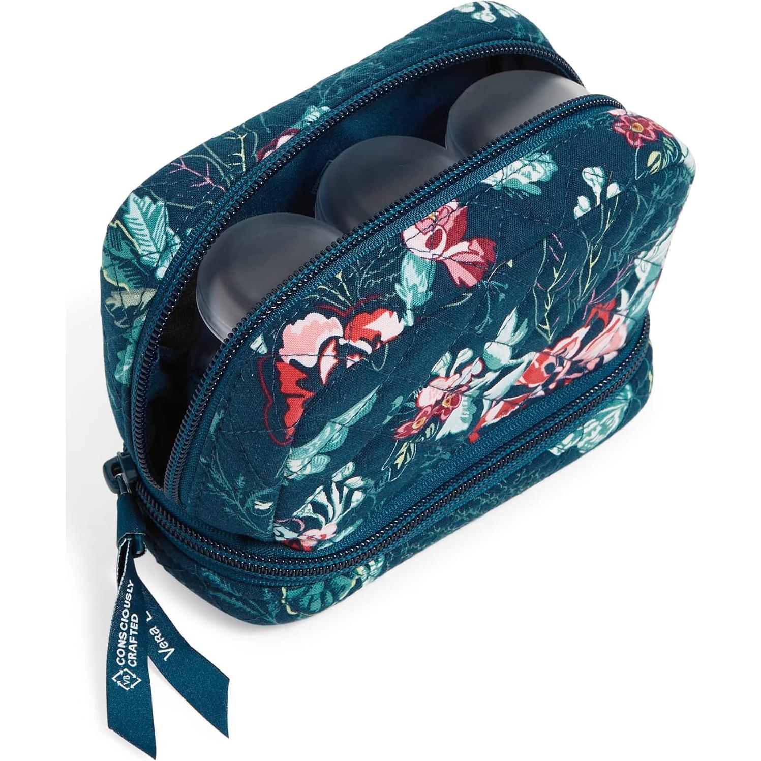 Organizador de Pastillas de Viaje Vera Bradley Algodón Reciclado