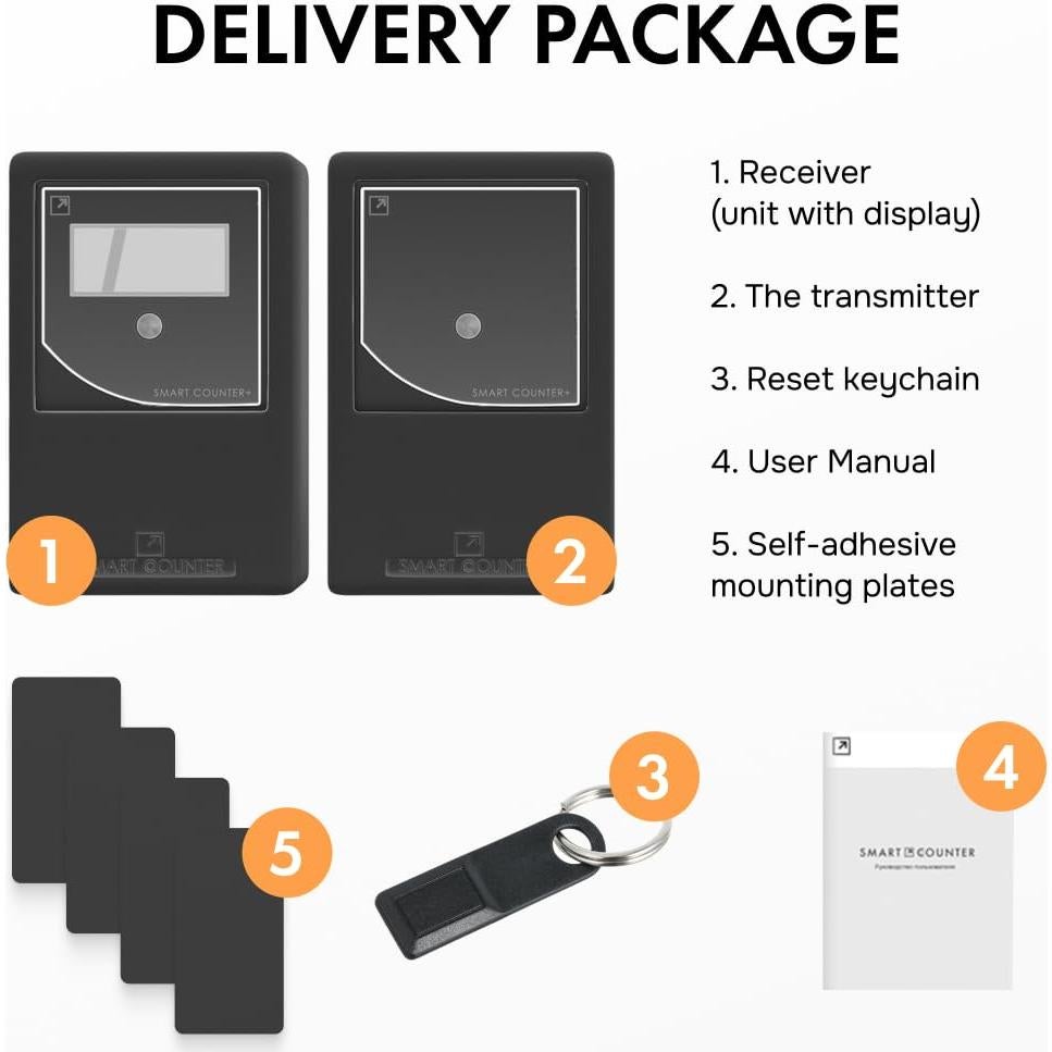 Contador de Personas Inteligente SmartCounter - Infrarrojo, Negro