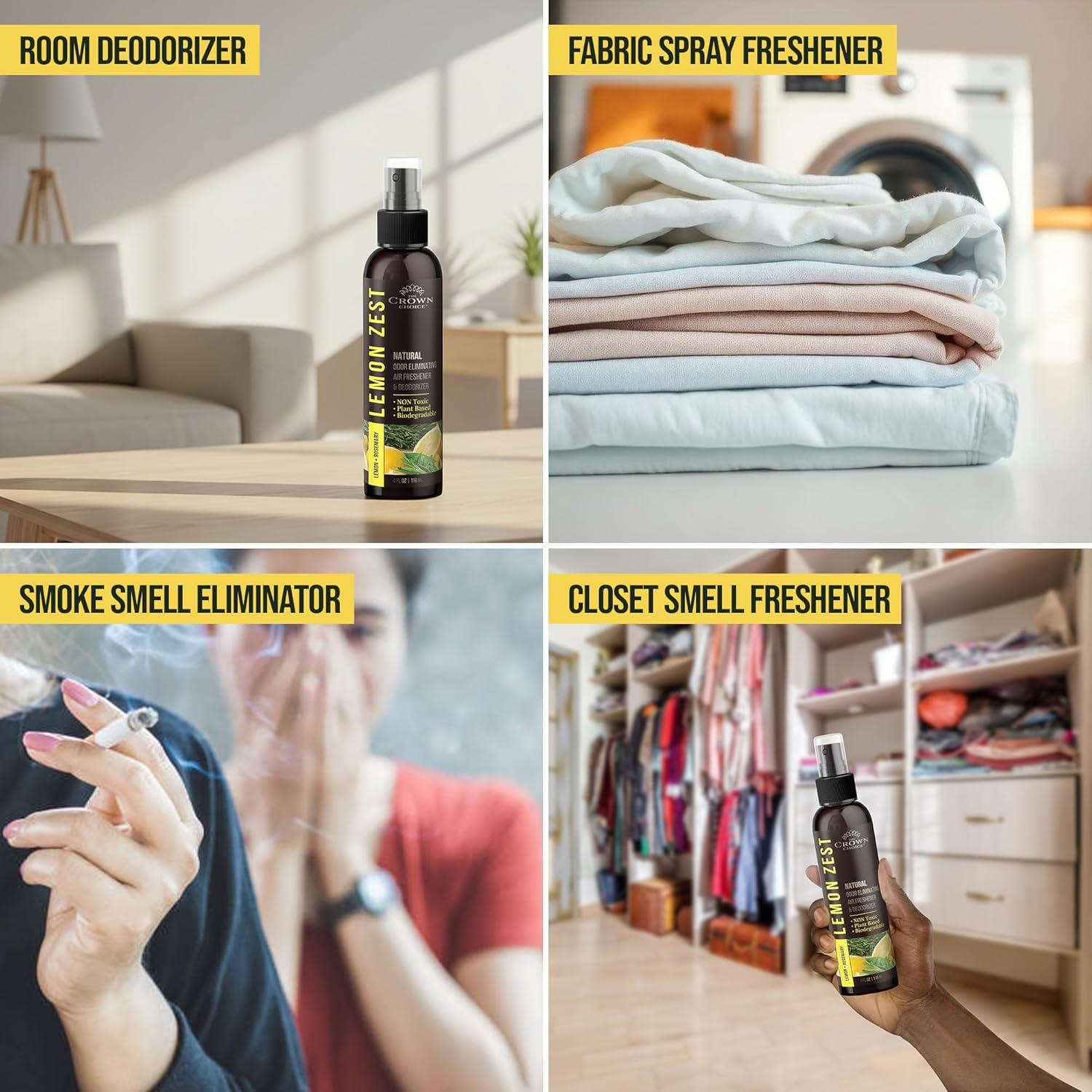 Spray Ambientador Natural The Crown Choice 2PK Ralladura de Limón 226.8g