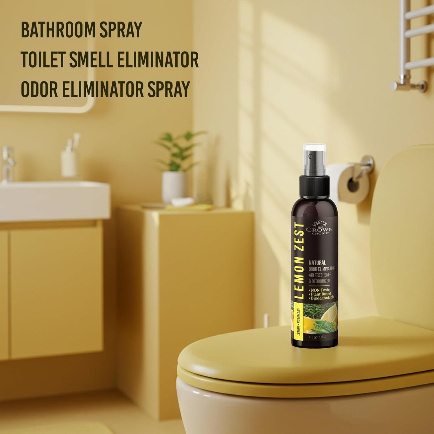 Spray Ambientador Natural The Crown Choice 2PK Ralladura de Limón 226.8g