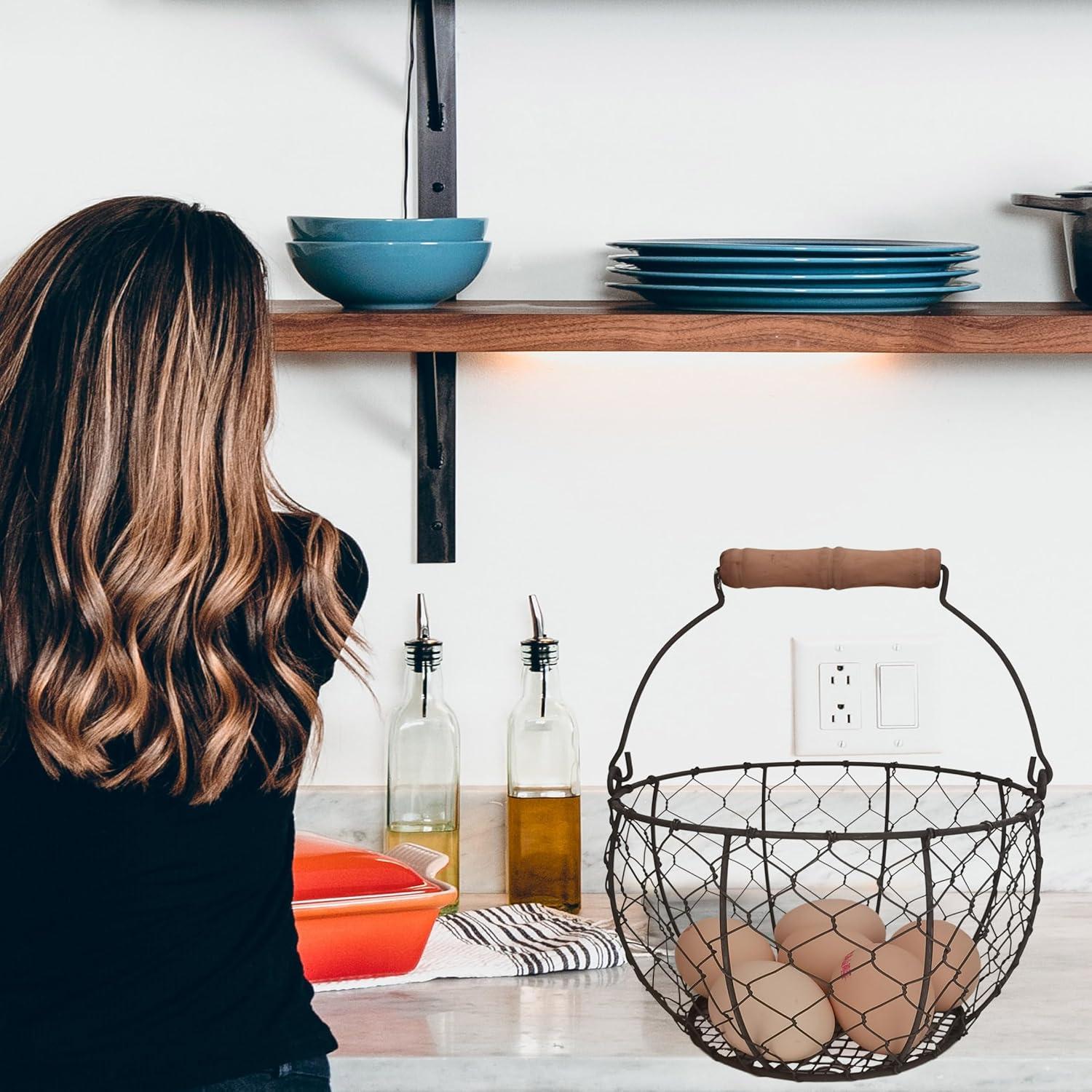 Cesta de Alambre para Huevos TAIANLE Vintage 17.8cm