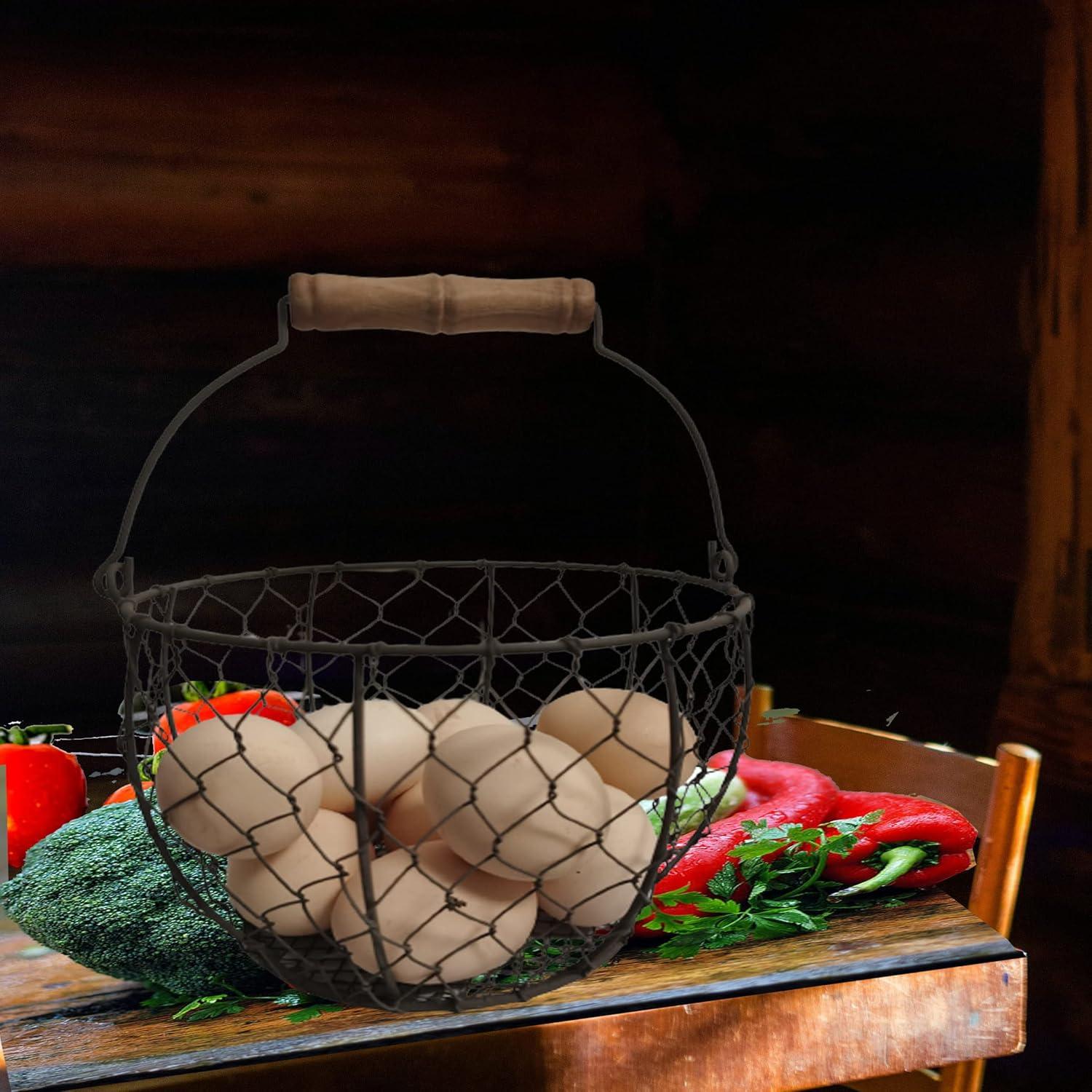 Cesta de Alambre para Huevos TAIANLE Vintage 17.8cm