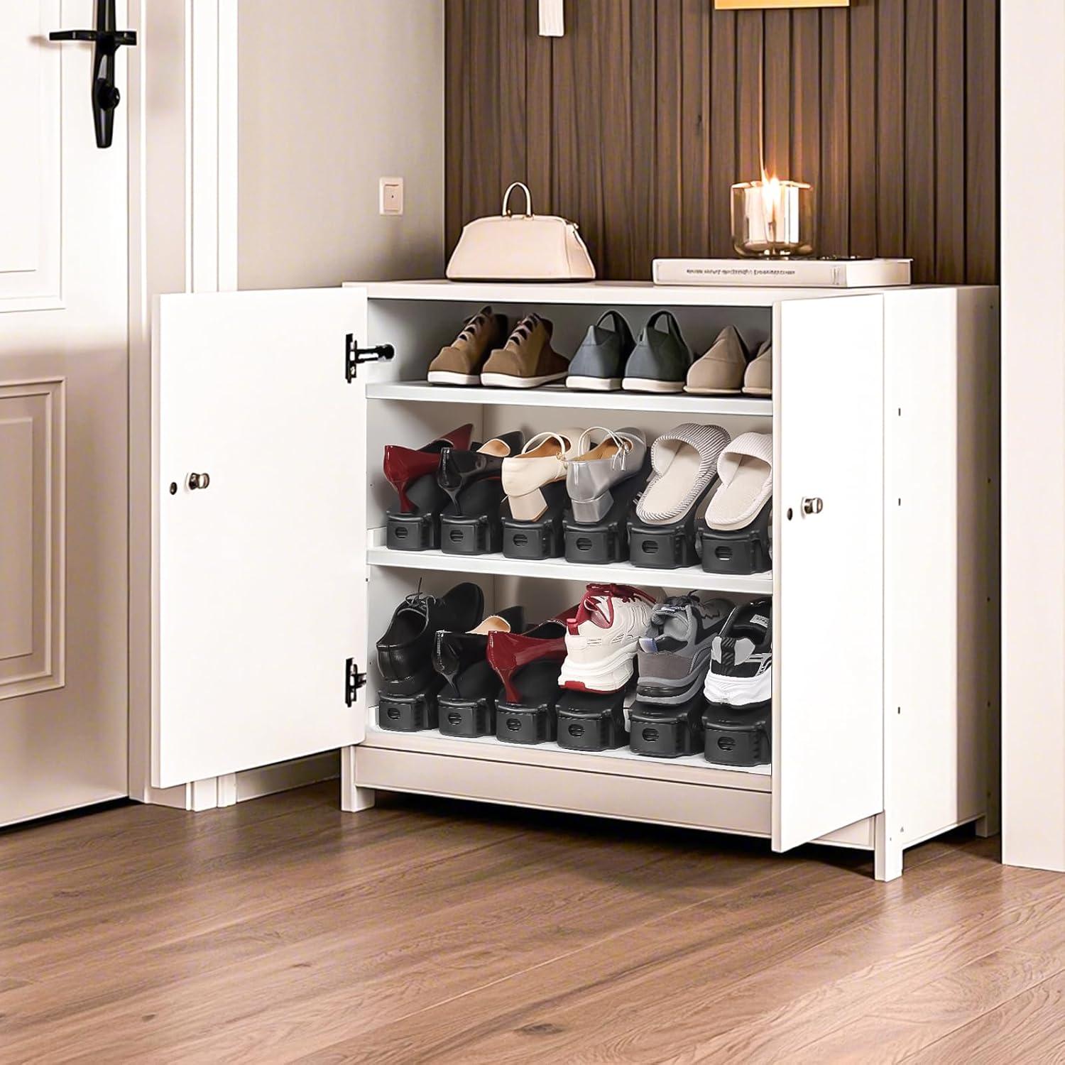 Organizador de Zapatos ZNCMRR 20 Pack Ajustable Doble Capa