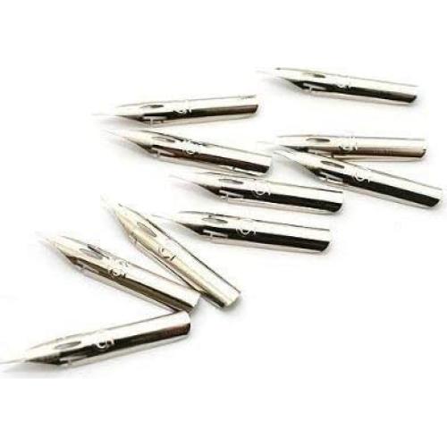 Soporte de Pluma de Cómic Tachikawa T-40 + Pluma Zebra G Cromo 10 Puntas