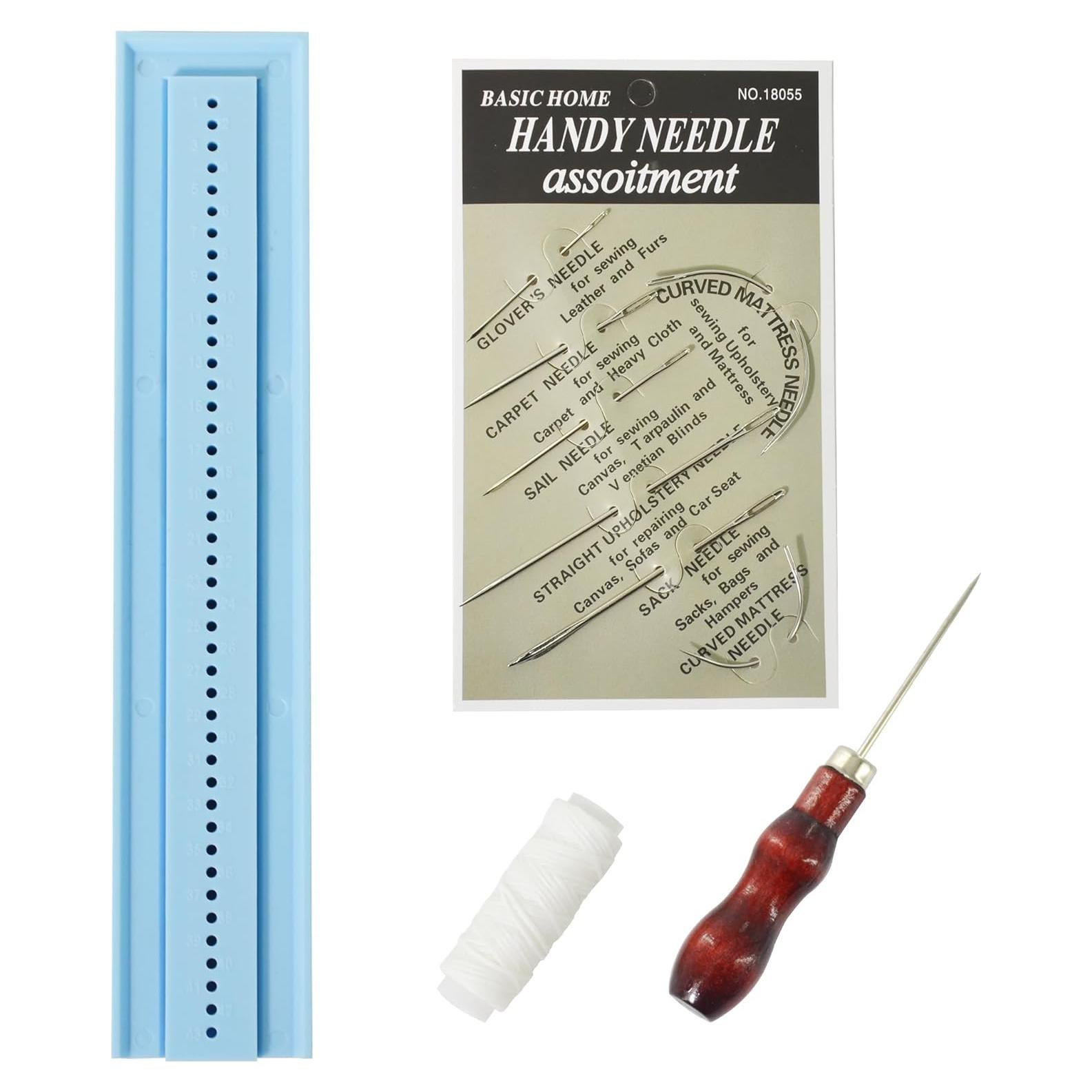 Kit de Encuadernación de Libros UPTTHOW con Punzón y Cuna Azul