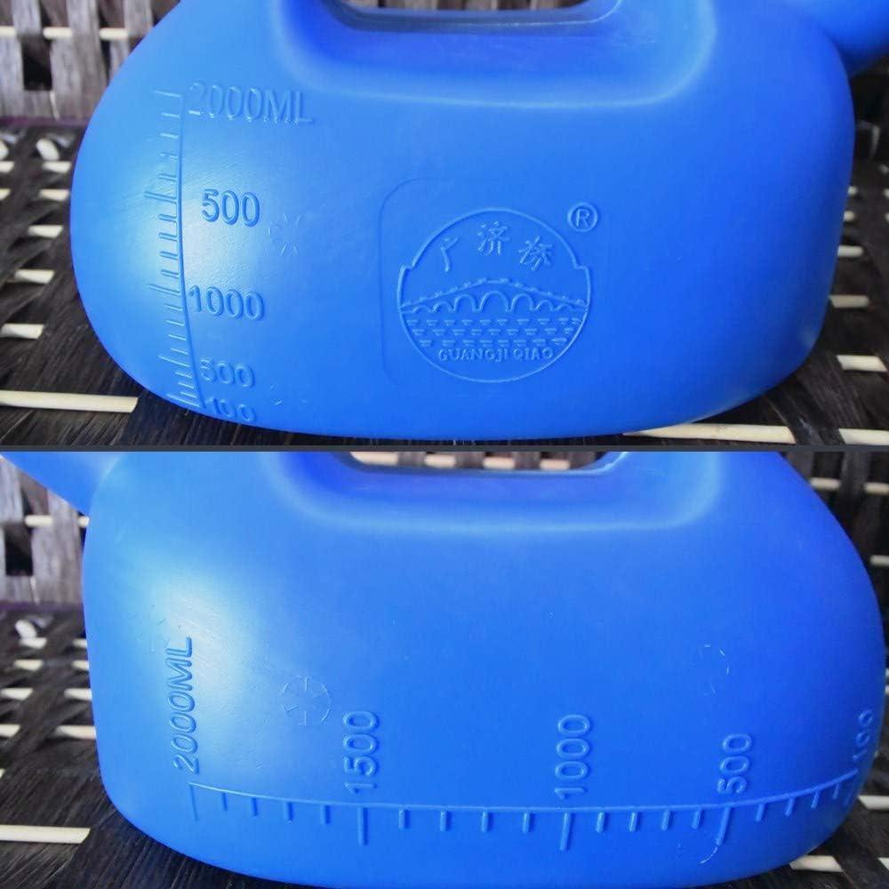 Orinal portátil masculino YUMSUM 2000ML con tubo 130CM azul