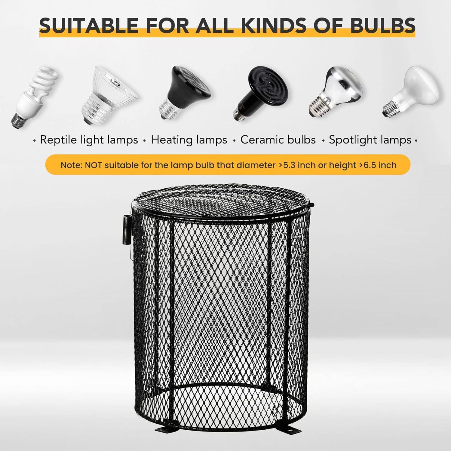 Cubierta de Malla Anti Escaldado Simple Deluxe para Reptiles