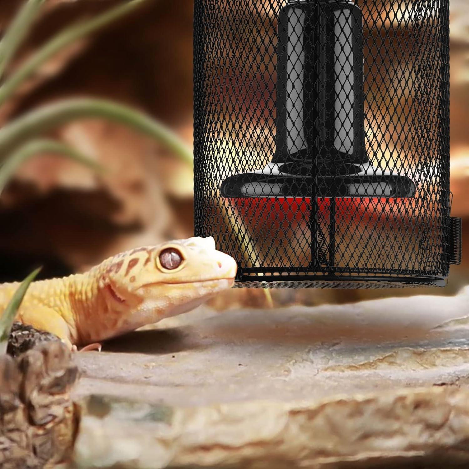 Cubierta de Malla Anti Escaldado Simple Deluxe para Reptiles