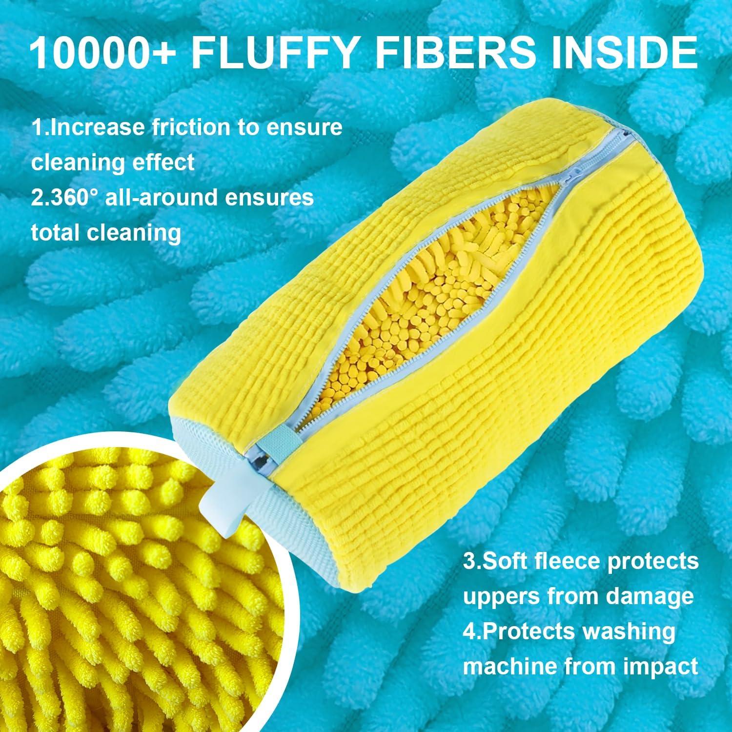 Bolsa de Lavado de Zapatos Nottnnut Amarillo 2 Piezas 38.9x19.1cm