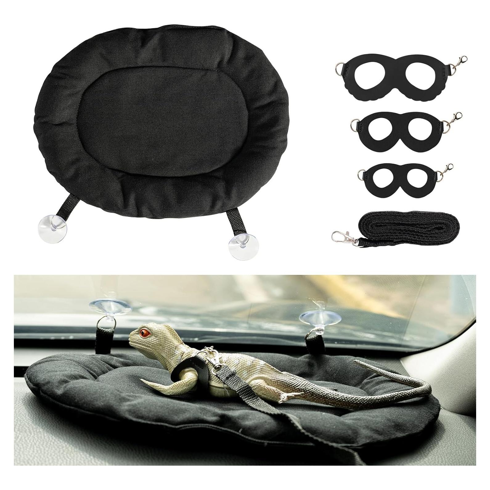 Cama Suave para Dragón Barbudo Swirge con Arnés y Correa