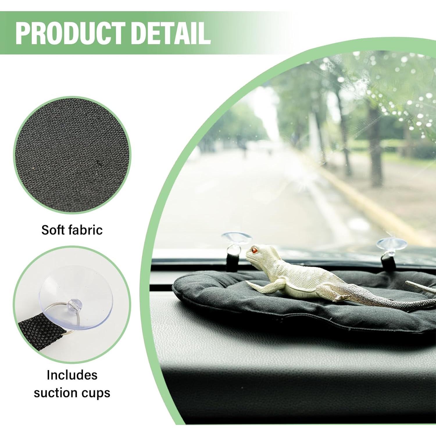 Cama Suave para Dragón Barbudo Swirge con Arnés y Correa