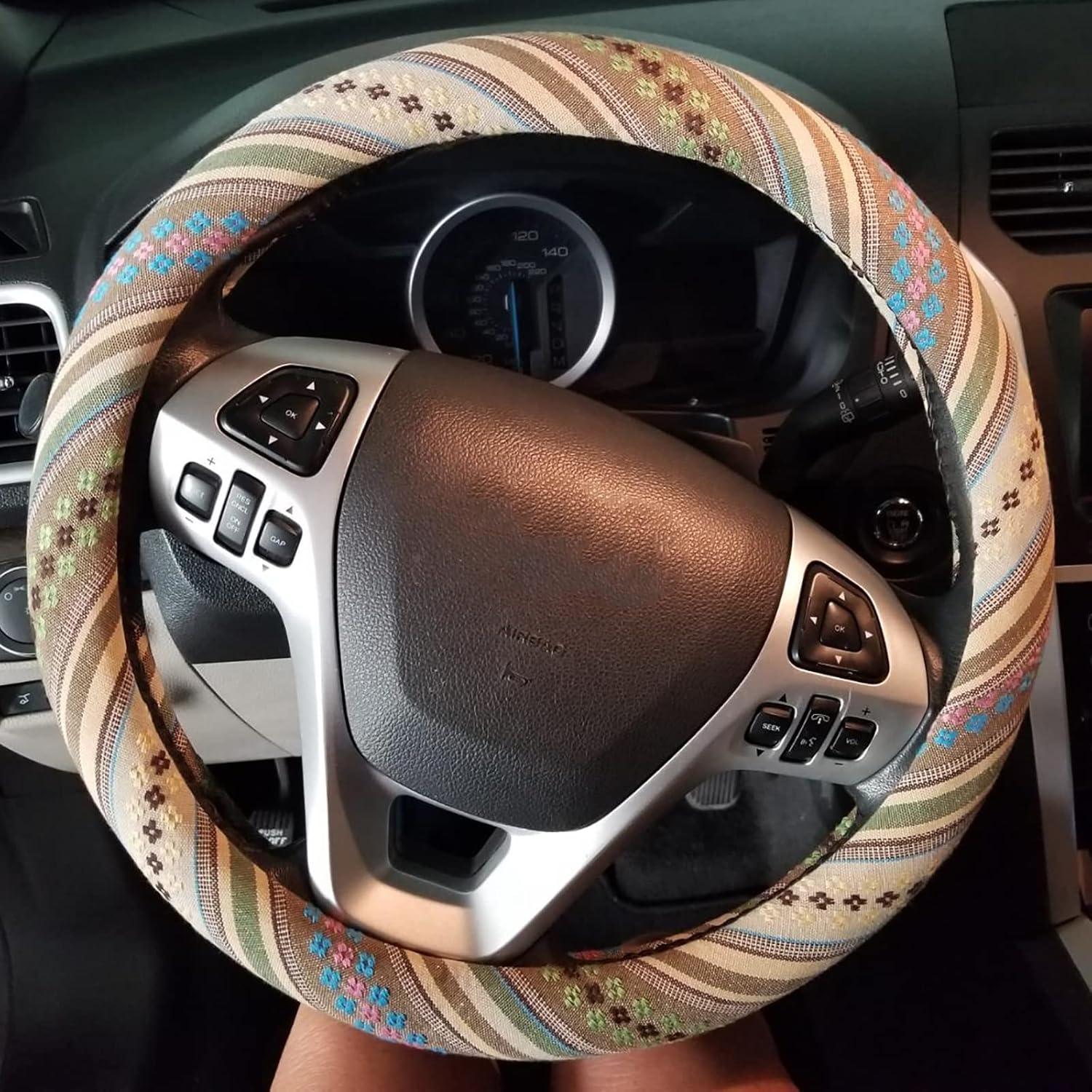 Funda de Volante Étnica Boho CYG&CL Universal 37-39 cm