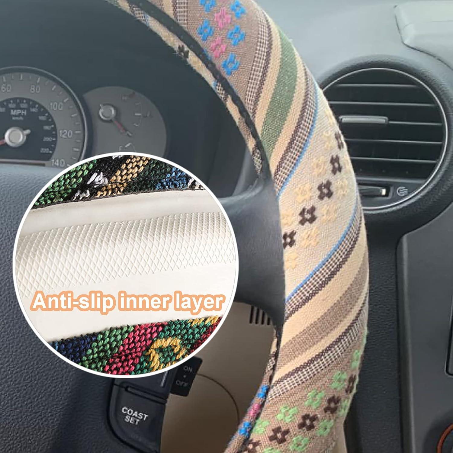 Funda de Volante Étnica Boho CYG&CL Universal 37-39 cm