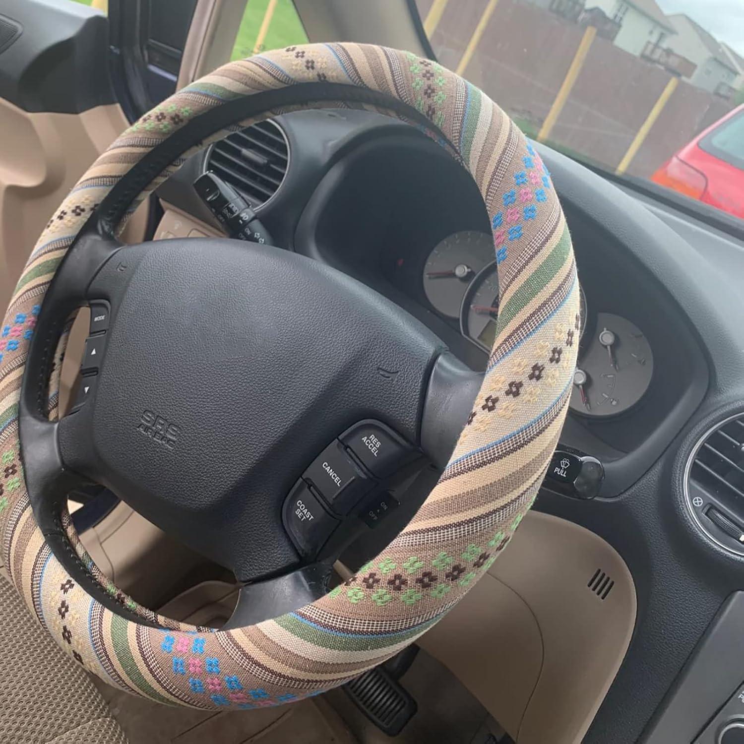 Funda de Volante Étnica Boho CYG&CL Universal 37-39 cm