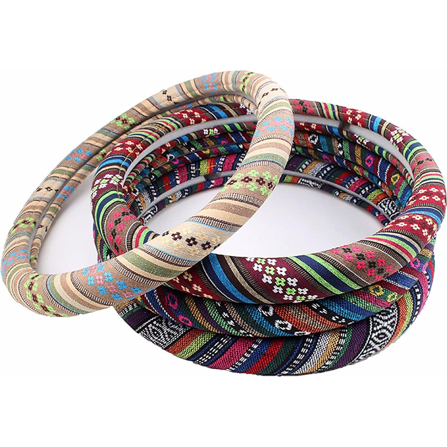 Funda de Volante Étnica Boho CYG&CL Universal 37-39 cm